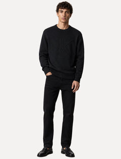 Suéter Calvin Klein Jeans Masculino Cotton Tricot Maxi CK Preto