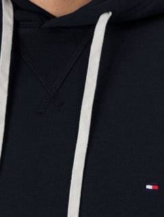 Moletom Tommy Hilfiger Masculino Essential Fleece Hoody Flag Azul Marinho
