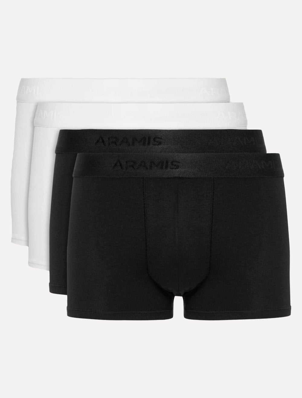 Cuecas Aramis Boxer Cotton Preta/ Branca Pack 4UN UW.01.0053 999