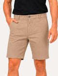 Bermuda Calvin Klein Jeans Masculina Botão 5 Pockets Cáqui Médio