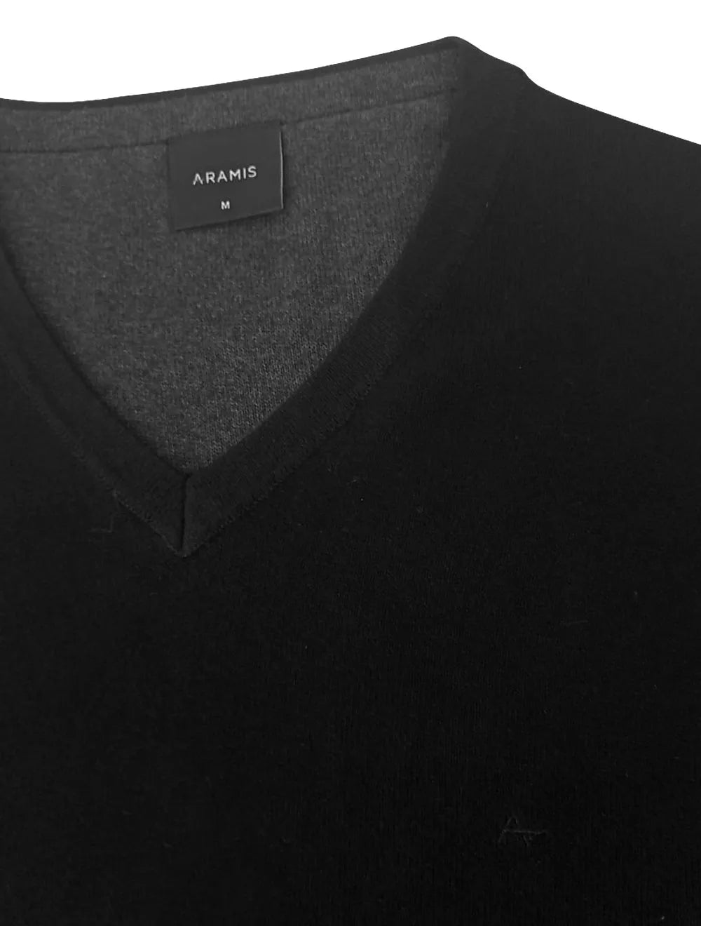 Suéter Aramis Masculino Tricot V-Neck Preto