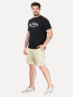 Bermuda Calvin Klein Jeans Masculina Chino Cotton Off White