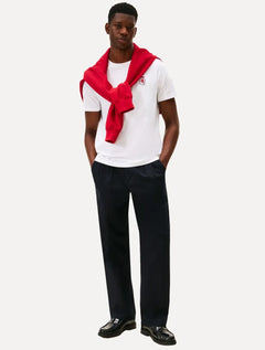 Camiseta Tommy Hilfiger Masculina Regular Crest Branca