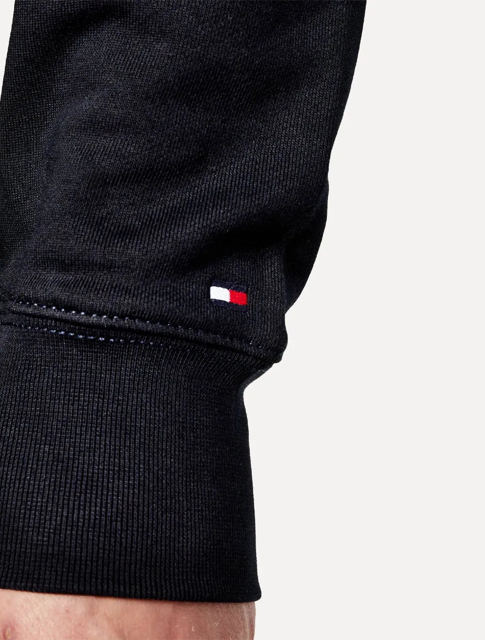 Moletom Tommy Hilfiger Masculino Stripe Terry 1985 Preto