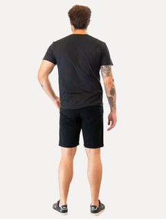 Bermuda Original Penguin Masculina Sarja Chino Elastano Azul Marinho