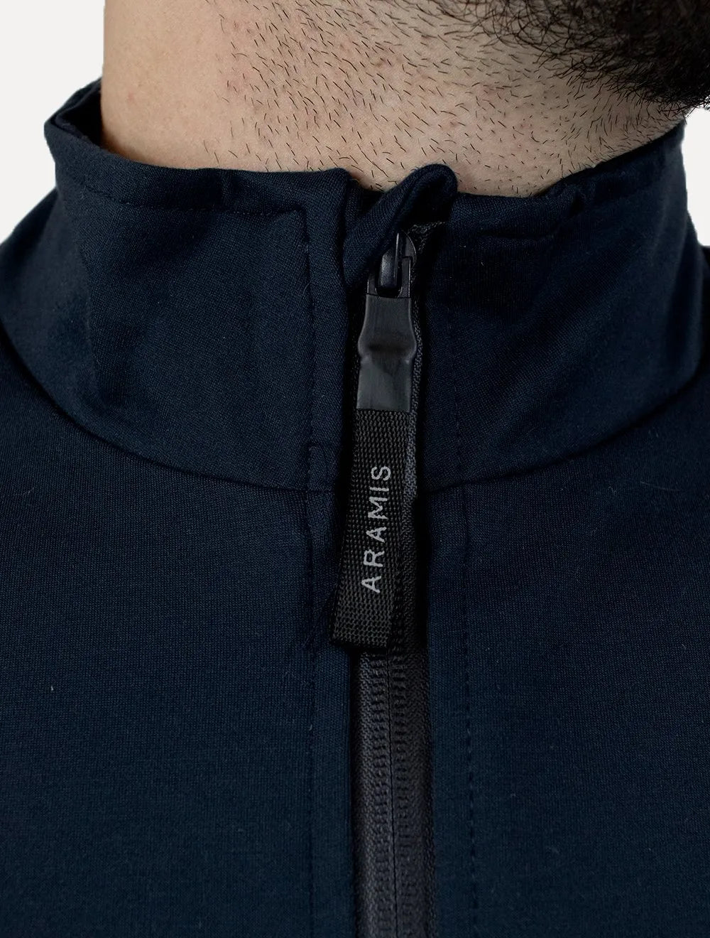 Jaqueta Aramis Masculina Malha Bomber Azul Marinho