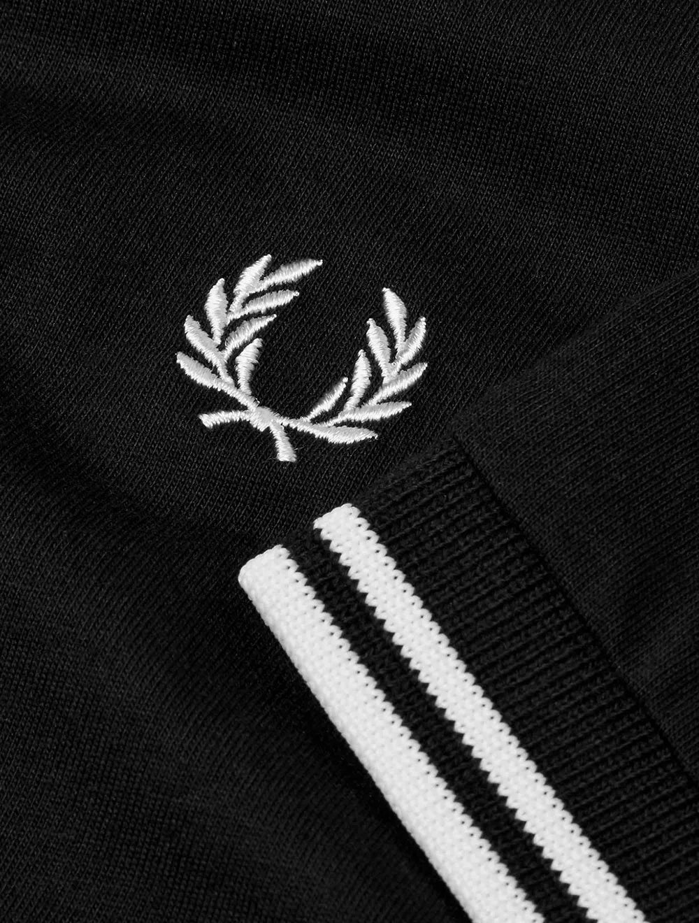 Camiseta Fred Perry Masculina Regular Twin Tipped Preta