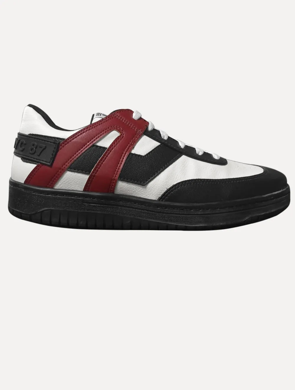 Tênis Aeropostale Masculino Casual Recortes Aero NYC 87 Bordô/Preto