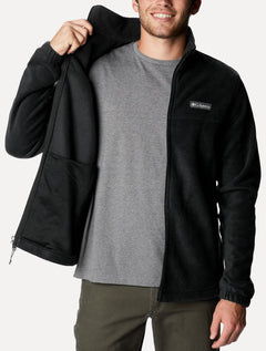 Jaqueta Columbia Masculina Fleece Steens Mountain Full Zip Preta