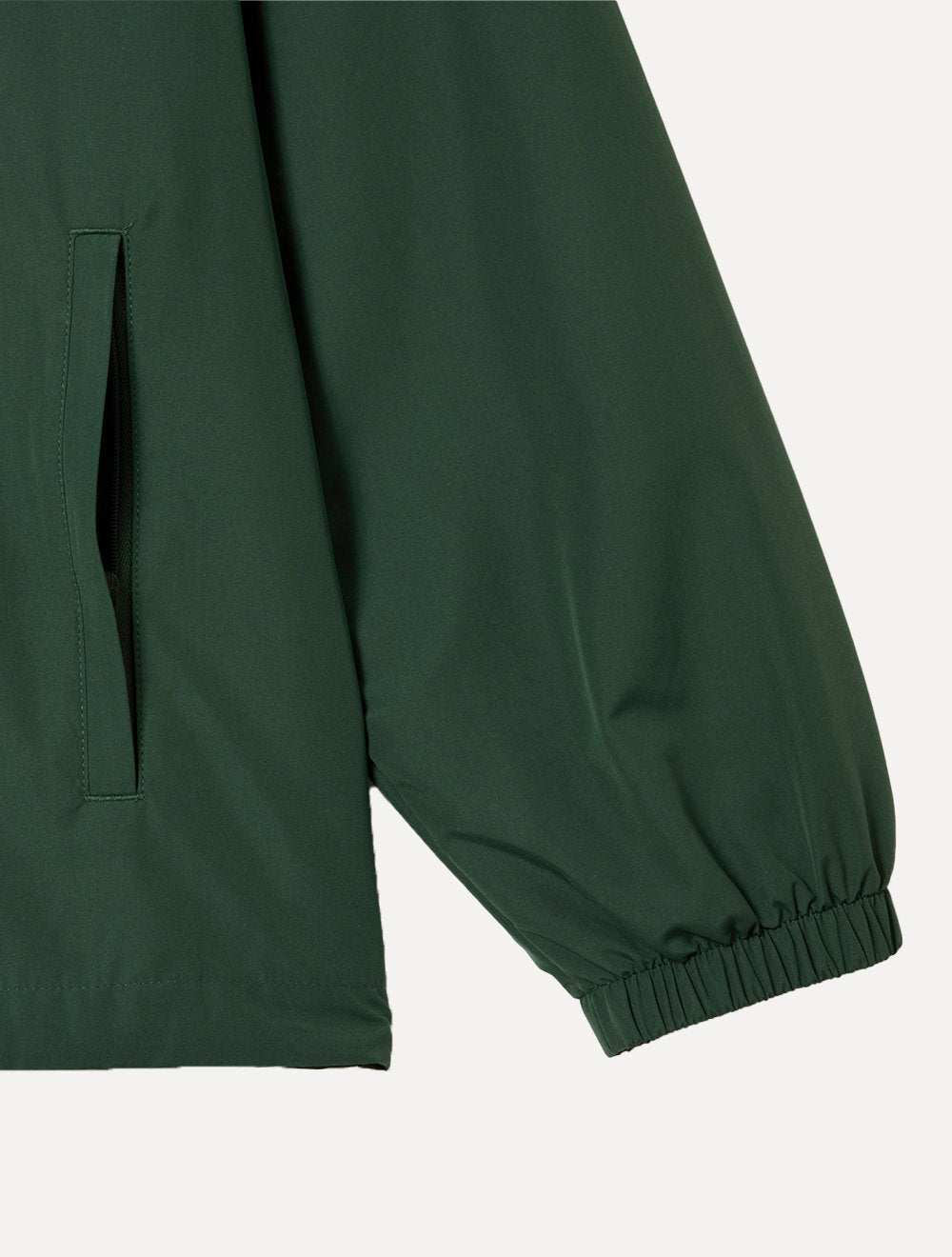 Jaqueta Lacoste Masculina Hoodie Curta Impermeável Verde