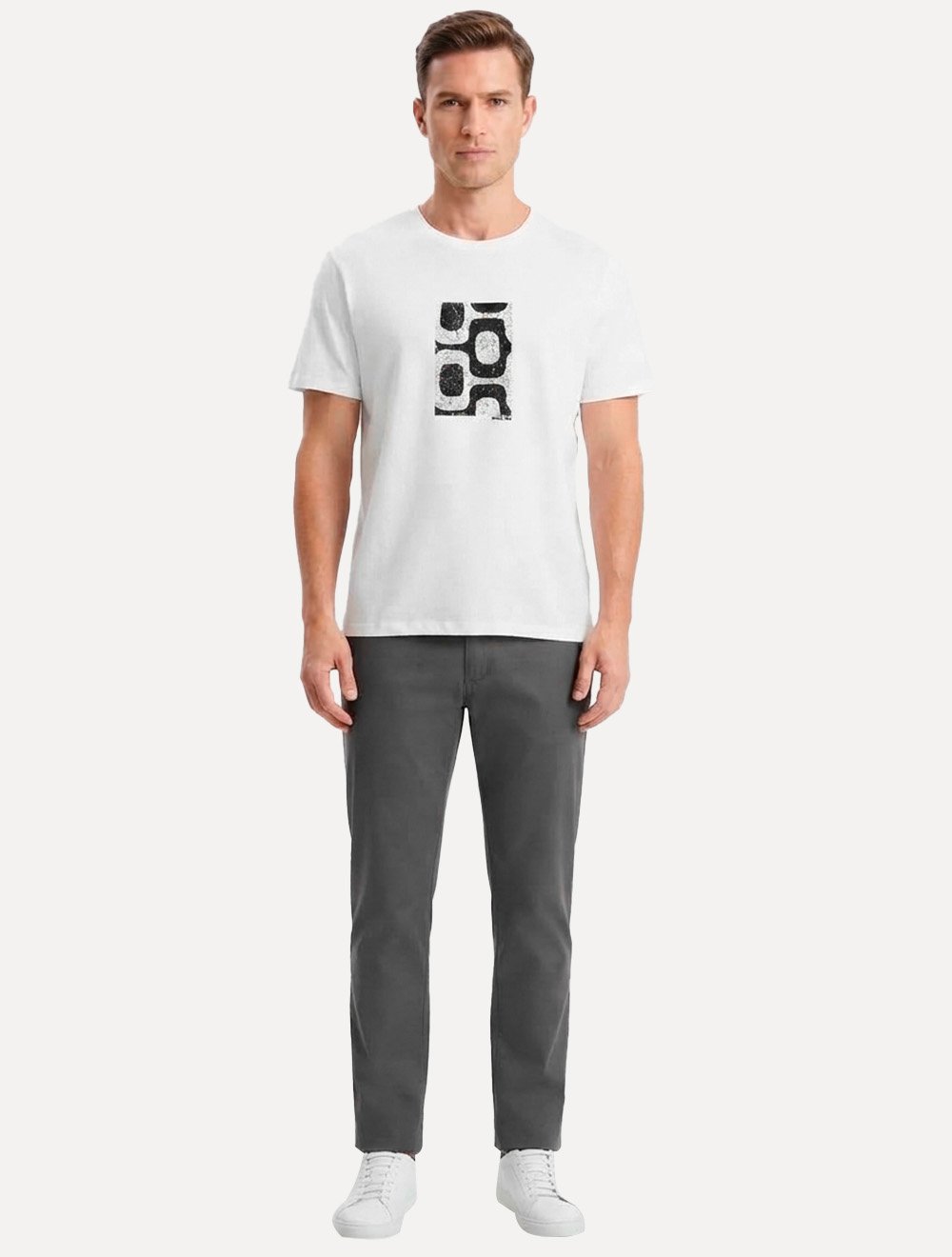 Camiseta Osklen Masculina Regular Vintage Calçadão Branca
