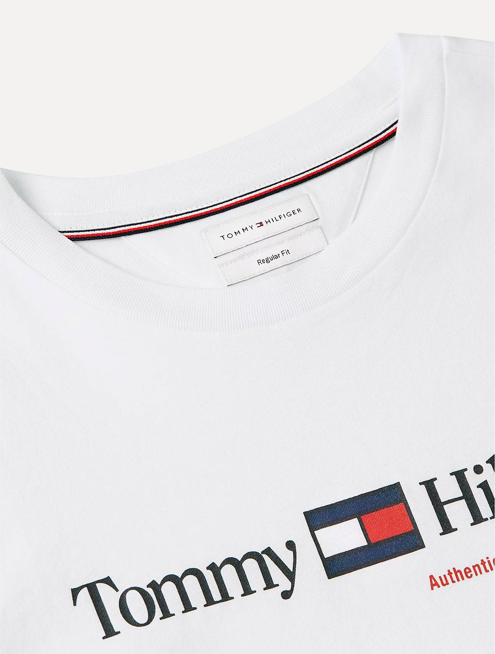 Camiseta Tommy Hilfiger Masculina Authentic Originals Branca