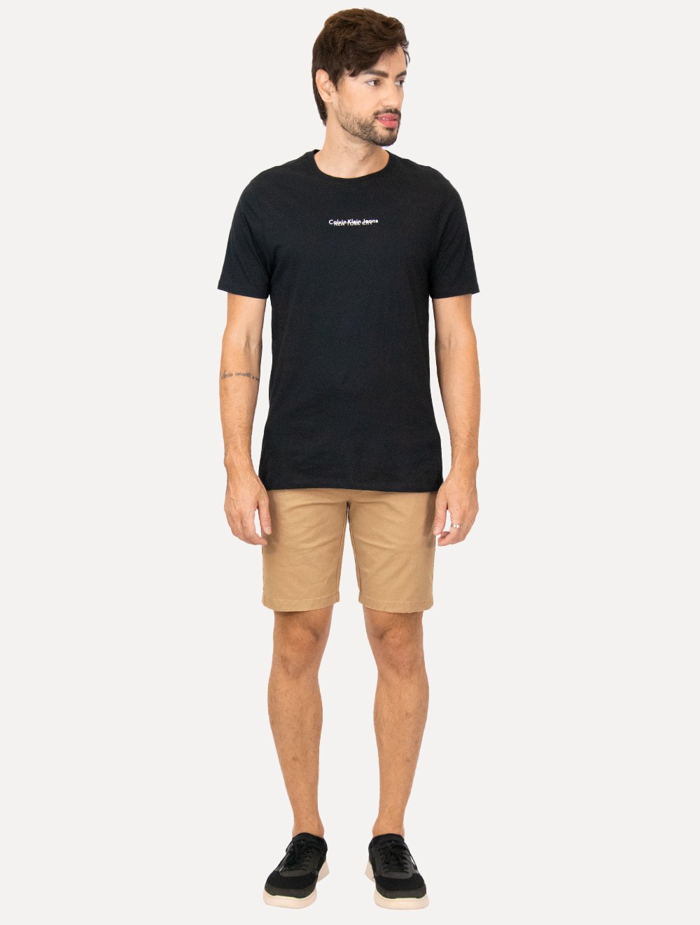 Bermuda Tommy Hilfiger Masculina Sarja Brooklyn 9in Cáqui