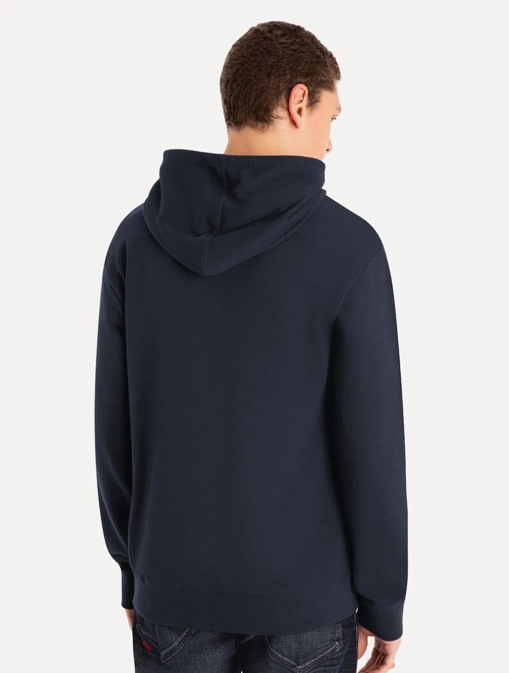 Moletom Ellus Masculino Hoodie Basico Easa Azul Marinho