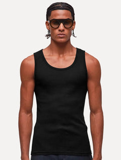 Regata Osklen Masculina Slim Rib Preta