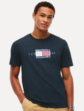 Camiseta Tommy Hilfiger Masculina Ticket Graphic NYC Azul Marinho