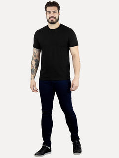 Camiseta Calvin Klein Masculina Malhão Com Punhos Preta