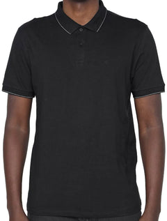 Polo Forum Masculina Muscle Piquet One Line Collar Preta