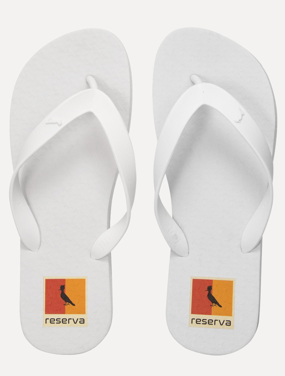 Chinelo Reserva Masculino Double Tag Branco