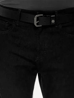 Cinto John John Masculino Liso Basic Preto