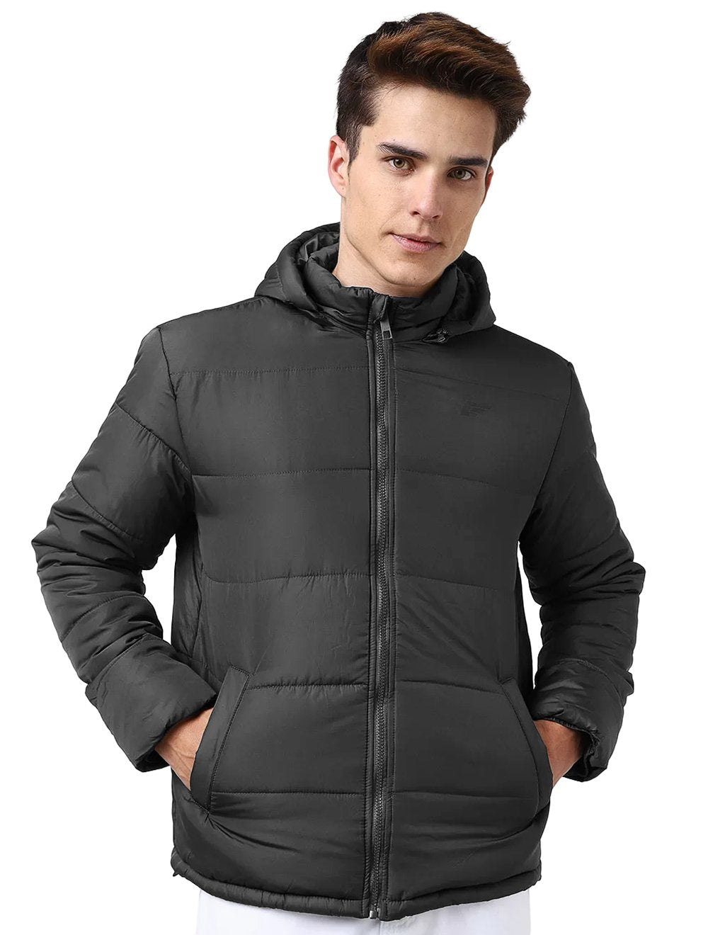 Jaqueta Ellus Masculina Nylon Down Ribbon Hood Preta