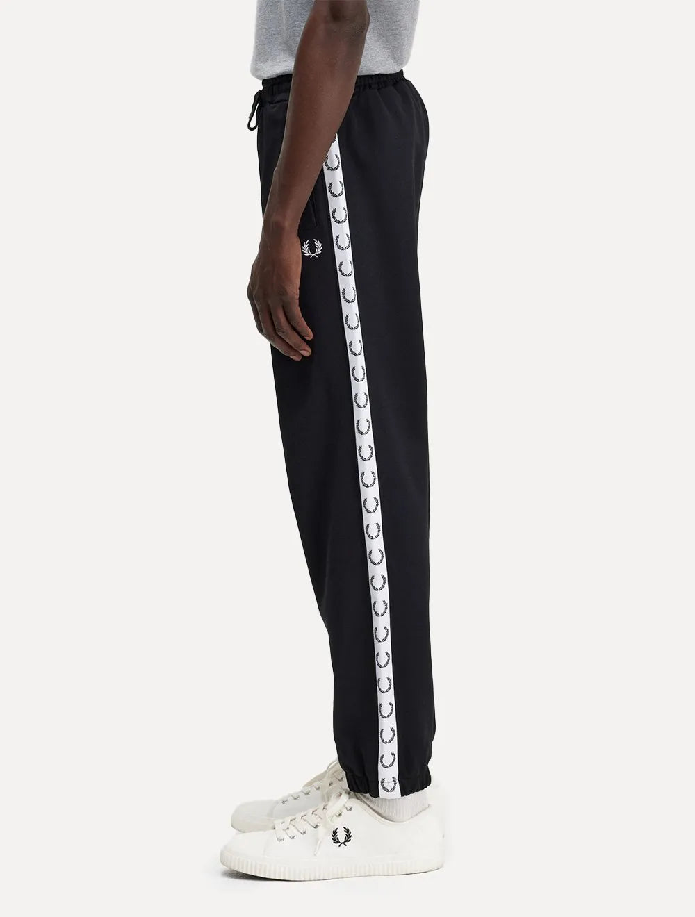 Calça Fred Perry Masculina Training Taped Track Preta