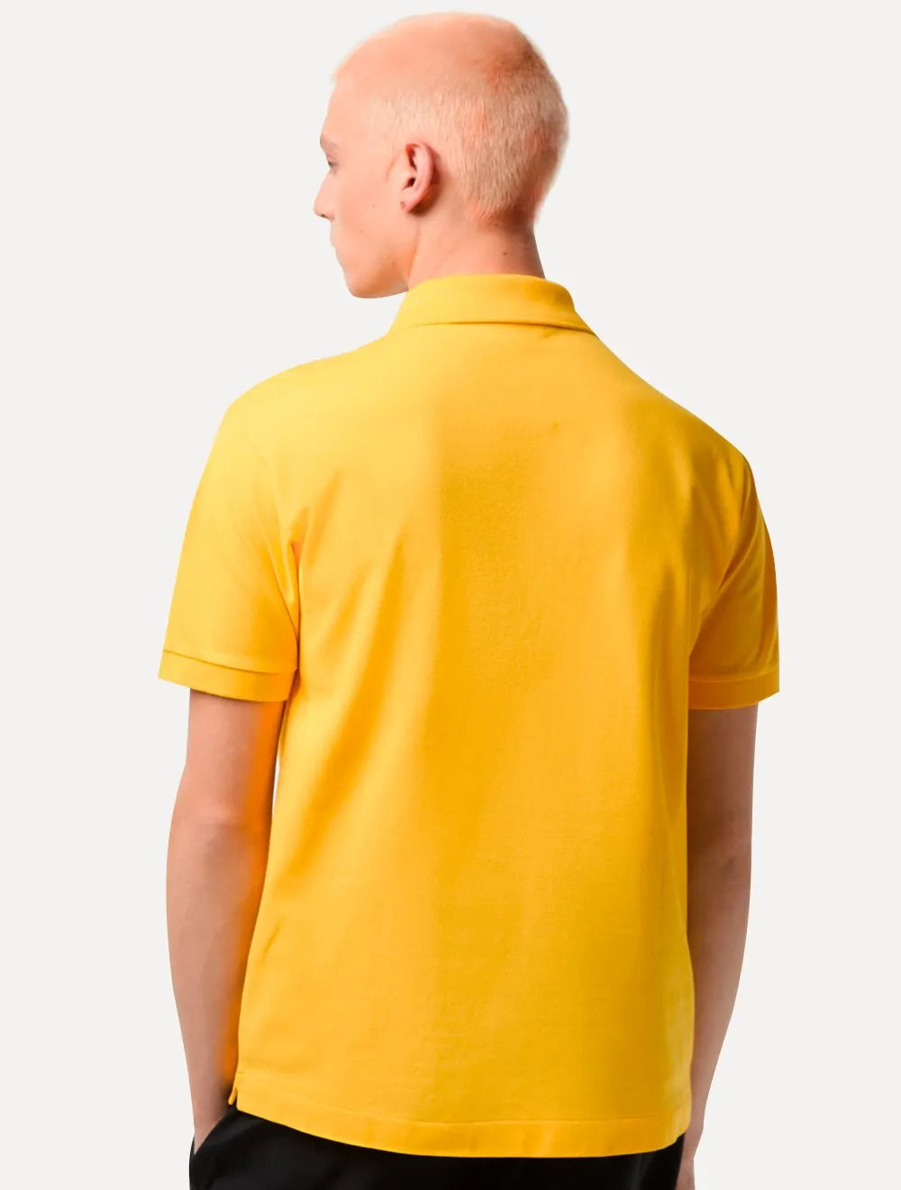 Polo Lacoste Masculina L.12.12 Amarela