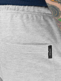 Bermuda King & Joe Masculina Moletom Comfort Logo Rubber Cinza Mescla