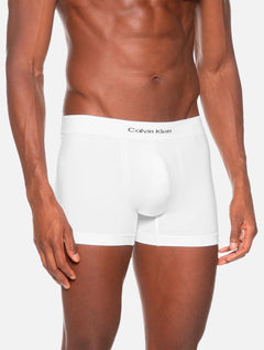 Cueca Calvin Klein Trunk Modern Logo Seamless Rib Branca