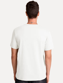 Camiseta John John Masculina Regular Fit Brand Relief Branca