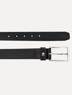 Cinto Tommy Hilfiger Masculino New Denton 3.5 Belt Preto