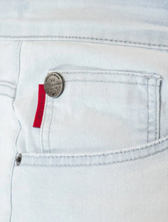 Bermuda Ellus Jeans Masculina First Light Blue Zetex Clara