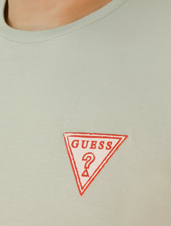 Camiseta Guess Masculina Los Angeles Tropical Verde Claro