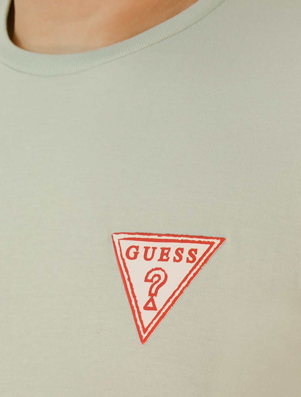 Camiseta Guess Masculina Los Angeles Tropical Verde Claro