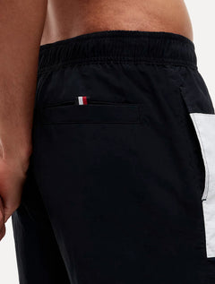 Short Tommy Hilfiger Medium Drawstring Big Colourblock Azul Marinho