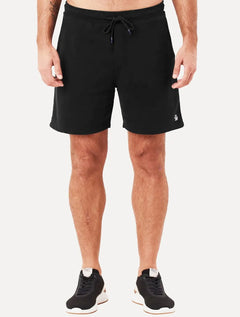 Bermuda Original Penguin Masculina Moletom Slim Patch Preta