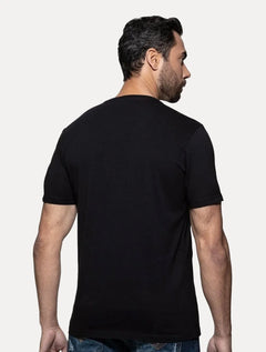 Camiseta Guess Masculina Classic Dark Logo Print Preta