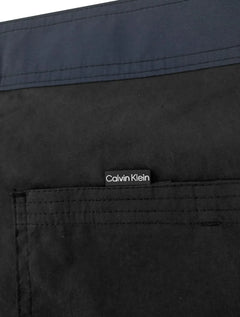 Bermuda Calvin Klein Swimwear D'Água Cupro Tag Chumbo
