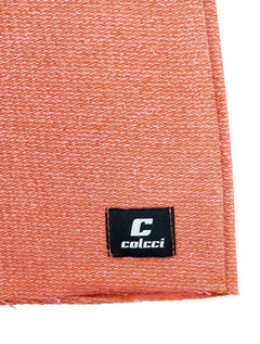 Moletom Colcci Masculino Crewneck Texture Refile Terracota Mescla