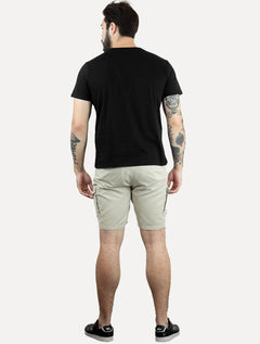 Camiseta Ellus Masculina Cotton Fine Duocolor Classic Preta