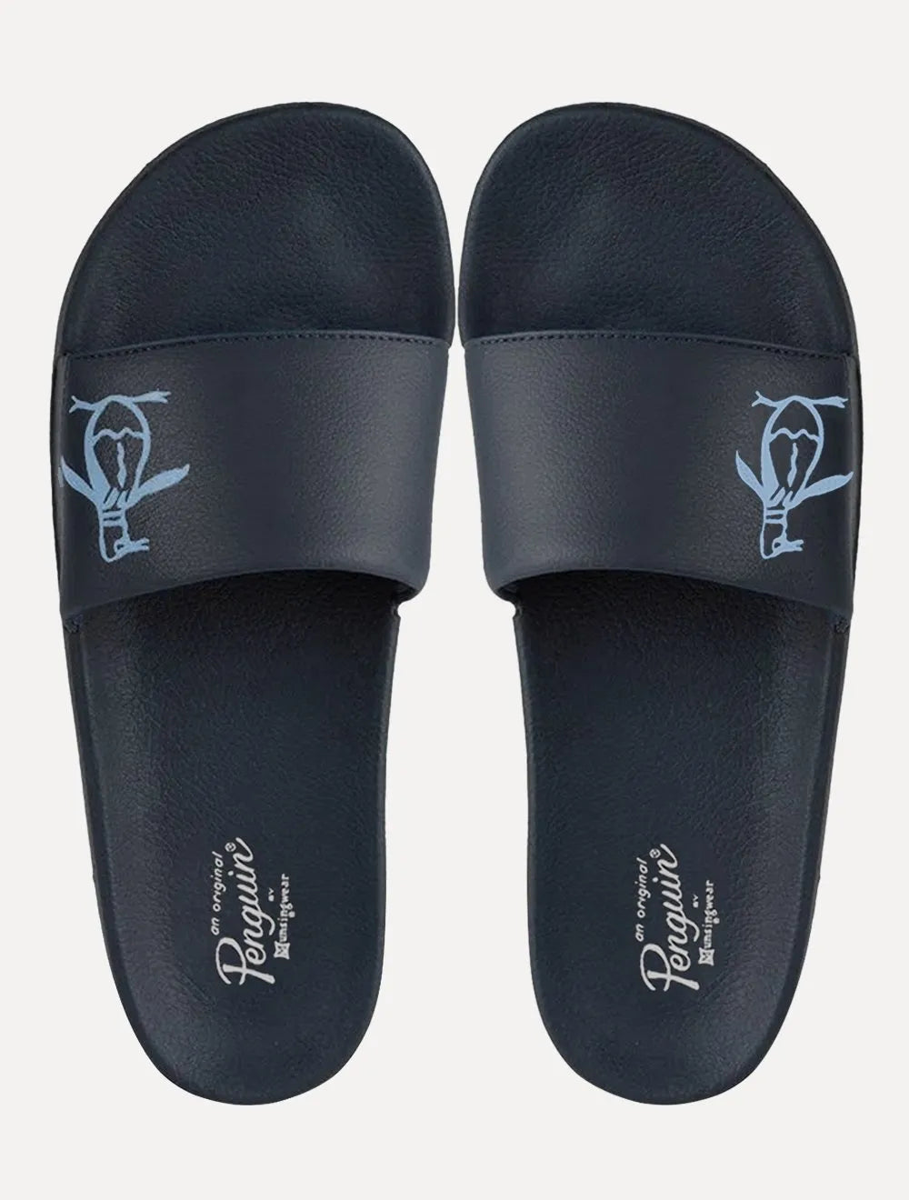 Chinelo Original Penguin Masculino Slide Lateral Azul Marinho