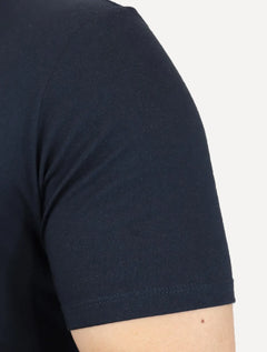 Camiseta Calvin Klein Jeans Masculina Light Omega Logo Azul Marinho