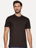Camiseta Aramis Masculina Basic Lisa Mono Icon Marrom Café