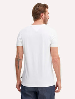 Camiseta Tommy Hilfiger Masculina Monotype 1985 Logo Branca