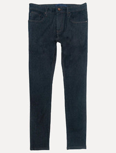 Calça King & Joe Jeans Masculina Slim Smoke Black Azul Marinho