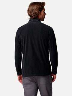 Blusa Columbia Masculina Klamath Range II Black Half Zip Preta