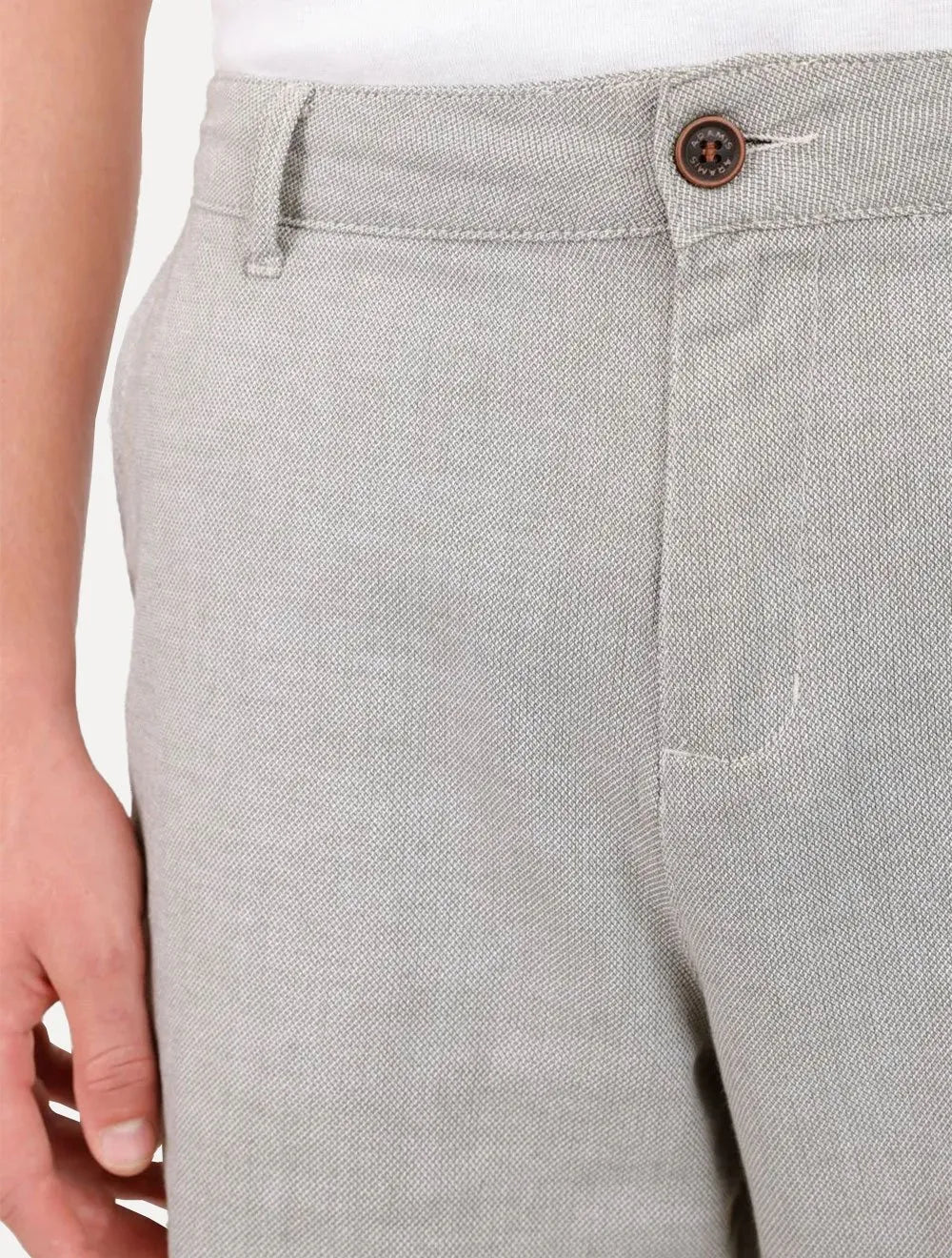 Bermuda Aramis Masculina Chino Nature Verde Militar Mescla