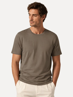 Camiseta K&J Black Travel Pack Tech Modal Marrom Claro