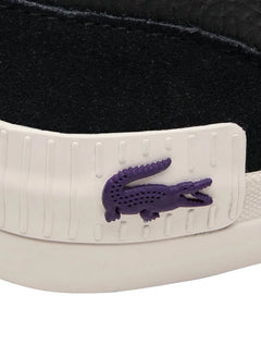 Tênis Lacoste Masculino Couro Sneaker L004 Blk/Off Wht Preto