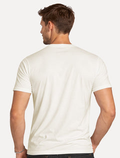 Camiseta John John Masculina Regular Fit Loft Off White